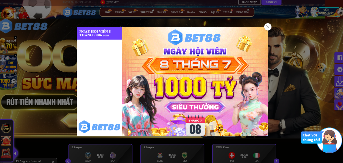 Động thái và cách thức giải quyết từ phía Bet88